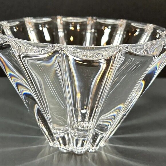 Rosenthal Other - Rosenthal Carrousel Lead Crystal Bowl Round 6" Heavy Glass EUC vintage